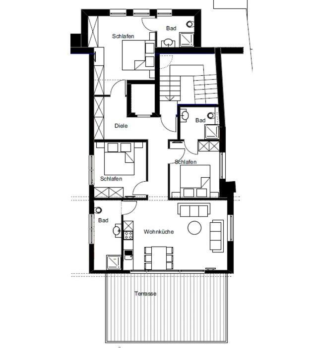 Apart- Hotel Sonnhof Royal Зерфаус Екстер'єр фото